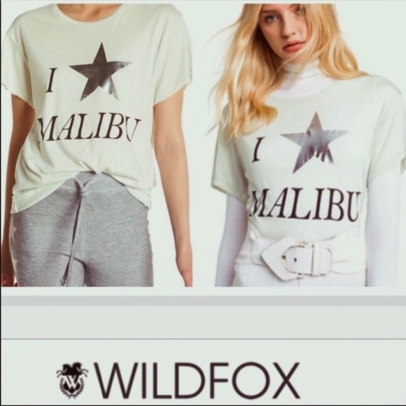 Wildfox Tops - WILDFOX MALIBU STAR TEE NWT